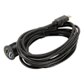 Pikkukuva 7 / 8: Uppoasennettava jatkokaapeli, jossa on kaksi USB3.0-porttia ja High Definition Multimedia Interface -kaapeli