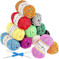 Miniatyrbild 1 av 5: Assorterat DK-garnsset - 12x50g, 1200 meter, 100 % akryl
