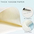 Miniatyrbild 3 av 5: A5 Refillpapper, 3 Förpackningar 100GSM Tjockt Påfyllningsbart Papper 6 Håls Fyllnadsinsatser Löst Blad Papper 135 Ark (270 Sidor) för 6 Rings Pärm Journal Anteckningsbok