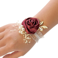 Miniatyrbillede 1 af 4: Rose Design Bryllups Corsage Sæt til Bruden - Blomstertilbehør til Galla og Middag