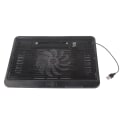 Miniatyrbillede 2 af 8: Bærbar Køler Køler Pad Base Stor Fan USB Stand til 14" eller derunder Notebook Black