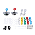 Miniatyrbillede 2 af 8: QM070906 To-spiller-version Arcade-spil DIY-sæt LED-knap 8-vejs joystick til Windows Arcade-spil