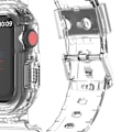 Miniatyrbillede 3 af 5: Smart Watch Rem til TPU Vandtæt Integreret Rem Armbåndsur Tilbehør til IOS Watch 7 Transparent 44/45cm