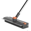 Floor Scrub Brush Scraper Broom for Cleaning, Shower Scrubber for Tile Wall, Deck, Patio, Grey Stiff F