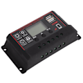 Miniatyrbillede 7 af 8: Solcelleladningsregulator Solpanel Batteri Intelligent Regulator med Dobbelt USB-port 12V/24V PWM Auto Paremeter Justerbar LCD-skærm 30A