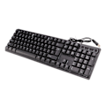 Miniatyrbillede 3 af 8: Tastatur Farverigt Lys Stabilt 104 taster Suspenderet Keycap Kablet Mekanisk Gaming Keyboard