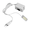 Miniatyrbillede 1 af 8: LED-arbejdslampe med svanehals og magnetfod til symaskine 110-265V EU-stik