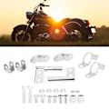 Miniatyrbild 5 av 8: Motorcykel Universal Modifierad Dimljus Dimljus Blinkersljus Fäste Stång