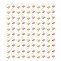 Miniatyrbilde 1 av 8: 100 stk. katteformede gullrose gulljern hule design mini morsomme permklips for dokumenter billetter
