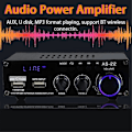 Miniatyrbilde 3 av 5: AS22 HiFi Digital forsterker 30Wx2 2.0 Kanal Bil Bluetooth EU Plugg
