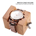 Miniatyrbild 8 av 8: Professionell Trä Watch Case Hållare Block Vise Clamp Movement Reparation Watchmaker Tool