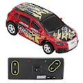 Pikkukuva 5 / 8: Mini RC -ajoneuvokilpailu 4-suuntainen drift-auto 1:64 taskukokoinen kaukosäädinlelu sisä- ja ulkokäyttöön 3+ lapsille punainen