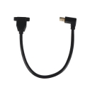 Pikkukuva 2 / 8: Displayportin uros- ja naaraspuolinen Displayport-tuki 8K/60HZ 4K/120HZ 90° Kyynärpää Displayport 1,4 -kaapeli 0,3 metrin näytölle