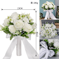 Miniatyrbilde 2 av 3: Kunstig brudebukett - Elegante simulerte blomster for brudens perfekte bryllupslook