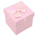 Miniatyrbillede 6 af 8: 4 stk. gaveæske med låg 3,9x3,7x3,9 tommer gaveæsker til bryllup jul fødselsdag valentinsdag pink HM2330407