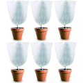 Miniatyrbilde 1 av 5: Pakke med 6 overvintringsdeksler for potteplanter, plantebeskyttelsesdeksel vinter frostbeskyttelse planter med snøring for plantebeskyttelse (60 x 80 cm)