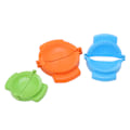 Miniatyrbillede 7 af 8: 3 stk./sæt Håndlavede Dumplingforme Smukke Kontur Dumpling Wrappers Pressemould til Hjemmekøkken