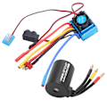 Pikkukuva 2 / 8: RC 3650 2300KV vedenpitävä 4-napainen harjaton moottori 60A ESC-yhdistelmällä 1/10 RC-autoon
