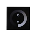 Miniatyrbillede 3 af 8: Enkelt farve Touch Panel Lysdæmper Vægkontakt Controller LED Lys Strip DC 12V-24V Sort
