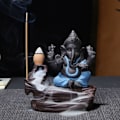 Miniatyrbillede 1 af 8: Tilbageflow Røgelseholder Smuk Vandfald Røgelsebrænder til Meditation Kaffebar Blå