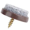 Miniatyrbilde 8 av 8: 50 stk møbelføtter filt spiker skap bord sofa stol ben sklisikker pute gulvbeskytter (22 mm)
