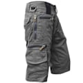 Pikkukuva 1 / 5: Tummanharmaa XL Streetwear Cargo-shortsit, useilla taskuilla ja rento istuvuudella
