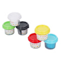 Miniatyrbillede 8 af 8: 6 stk Kids Modeling Clay Spiselig Grad Toner Ris Lugtfri Sikker Blød Fleksibel Levende Farver Kids Clay til støbning DIY