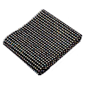 Miniatyrbild 5 av 8: 24 rader svart botten plast strass mesh band sy trim kläder tillbehör dekoration