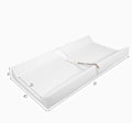 Miniatyrbilde 2 av 5: Myk hvit baby stellematte med sikker stropp - 31\" x 21.2\"