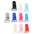 Miniatyrbild 5 av 8: 10 st hängslen clips nylon material färgglada fix låsning anknäbb sling clip med spänne