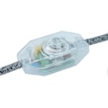 Miniatyrbild 2 av 4: LED-dimmer (sladd) - 1 till 60 W - steglöst variabel intensitet - glödlampor - på/av - 220 till 230 V - dimmer via sladd från 1 W - transparent