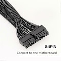 Miniatyrbillede 5 af 5: 18+10-Pin til 24-Pin ATX Strømforsyningskabel, Modulært PSU Strømkabel kompatibelt med RMx Serien RM1000X/RM850X/RM750X/RM650X