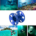 Miniatyrbilde 8 av 8: Aluminiumslegering dykking fingersnelle Retningslinje for fridykking Snorkling Undervannsutstyr Utstyr blå