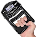 Miniatyrbild 1 av 4: 2025 Lämplig greppstyrketestare, 396lbs/180kg digital handdynamometer greppstyrkemätare usb med LCD-skärm