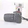 Miniatyrbilde 5 av 5: 1/4 tomme Doble Muttere Stativfeste Skrue Til Blits Kamera Hot Shoe Adapter