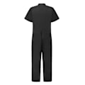 Miniatyrbillede 5 af 5: Stilfulde Mænds Ensfarvede Lynlås Overalls XL Sort