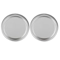 Pikkukuva 4 / 8: Jaetun tyypin lasipurkkien purkituskannet pyöreät ruokasäiliön cover keittiötarvikkeet (10 kpl 70 mm hopea pyöreä rengas + cover )