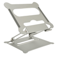Miniatyrbild 7 av 8: Silver Bärbar Laptop Stativ Portabel Skrivbord Fällbar Retractable Lyftbar Justerbar Vinkel Aluminiumlegering Kylning Dator Stativ