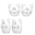 Miniatyrbilde 8 av 8: Lyd babymonitor ISM 905 til 925MHz 100 til 240V trådløs digital krypteringsoverføring 10 volum justerbar for barn hvit