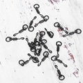 Miniatyrbillede 8 af 8: 60 stk. Universal Spinner Swivels Connector Enkeltkrog Hurtig Skift Karpefiskeri Tilbehør