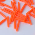 Miniatyrbilde 8 av 8: 100 stk slitesterke dråpeformede indikatorer for fiskeflåter (oransje L)