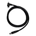 Pikkukuva 8 / 8: Micro-B uros USB-A 3.0 uros -kaapeli, kulmakytkentäsovitin, 1,2 m, musta