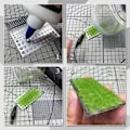 Miniatyrbilde 3 av 5: Miniatyr Scene Modell Materia Flocking Statisk Gress Applikator