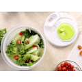 Miniatyrbilde 2 av 5: Salatspinner med integrert sil, rotasjonsdrift - Hvit