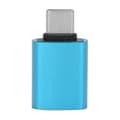 Pikkukuva 1 / 8: TypeC–USB3.1-sovitin matkapuhelimen tietokoneen tablet-PC-muunnin USB3.1-sovitin (sininen)