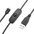 Pikkukuva 3 / 8: Mikro USB power OFF-kytkimellä Raspberry Pi 3 / 2 / B / B+ / A:lle
