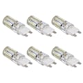 Pikkukuva 5 / 8: 6 kpl G9 58LED-lamppu 6W 220V Kattolamppu Silikoniseinälamppu Eteiseen Lämmin valo