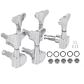 Miniatyrbilde 3 av 8: Bass Tuners Set String Knob 5‑String Alloy Enclosed Winding Musical Instrument AccessoriesSilver