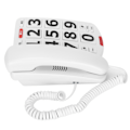 Miniatyrbillede 4 af 8: Big Button Phone Kablet Big Button fastnettelefon med letlæselige store knapper og super høje ringetoner