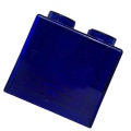 Miniatyrbild 3 av 8: Genomskinlig sparbössa i form av en byggsten, rektangulär transparent sparbössa för mynt för barn pojkar flickor blå 8,9x8,9x9,2cm / 3,5x3,5x3,6in